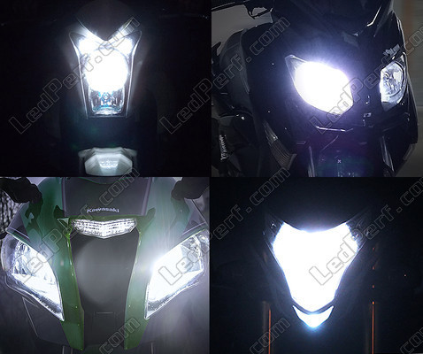 LED Forlygter BMW Motorrad HP2 Megamoto Tuning