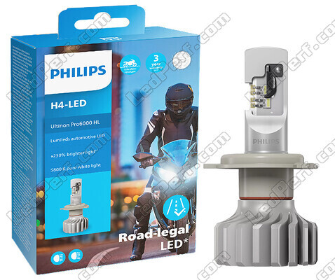 Emballage af godkendte Philips LED-pærer til BMW Motorrad R Nine T Urban GS - Ultinon PRO6000