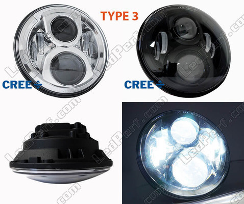 LED-forlygte motorcykel type 3 Buell M2 Cyclone