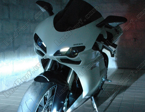 LED parkeringslys xenon hvid Ducati 848 Superbike