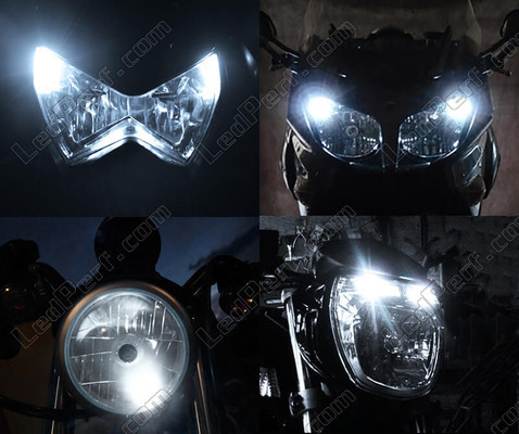 LED parkeringslys xenon hvid Harley-Davidson Deluxe 1584 - 1690 Tuning