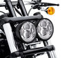 LED-forlygter til Harley-Davidson Fat Bob 1690 - Godkendte runde motorcykeloptikker