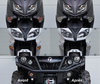 forreste blinklys Harley-Davidson Forty-eight XL 1200 X (2010 - 2015)-LED før og efter