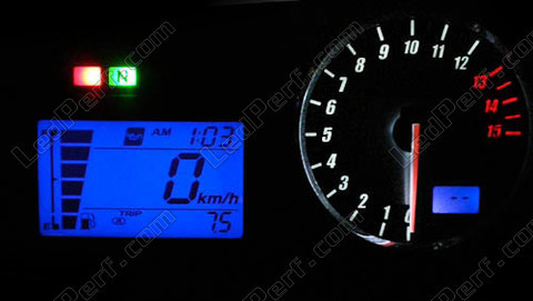 LED belysningssæt speedometer blå og hvid Honda Hornet