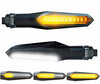 Dynamiske LED-blinklys 2 en 1 avec Kørelys intégrés pour Indian Motorcycle Chief Dark Horse 1811 (2015 - 2020)