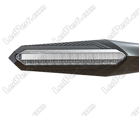 Vue avant des dynamiske LED-blinklys avec Kørelys pour Indian Motorcycle Roadmaster springfield / elite 1811 (2015 - 2019)