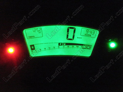 LED speedometer Grøn Kawasaki -