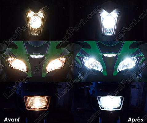 LED LED nærlys og fjernlys Kawasaki VN 1500 Classic
