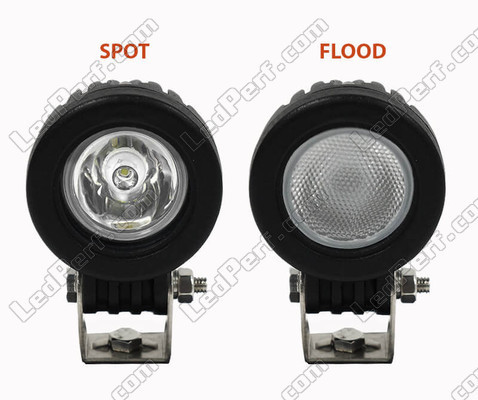 Spot VS Flood lysstråle Moto-Guzzi Audace 1400