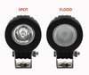 Spot VS Flood lysstråle Moto-Guzzi V7 750