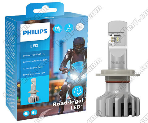 Emballage af godkendte Philips LED-pærer til Piaggio Beverly 300 - Ultinon PRO6000