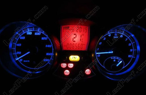 LED speedometer blå Piaggio -