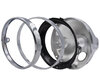 Forkromet rund-forlygte til Full LED-optik af Suzuki Bandit 1250 N (2007 - 2010), samling af dele