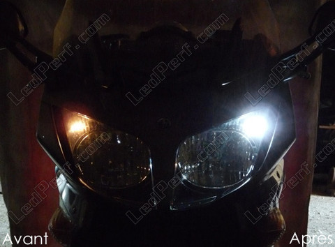 LED parkeringslys xenon hvid Yamaha FJR 1300 Tuning