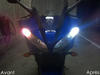LED parkeringslys xenon hvid Yamaha Fazer FZ6