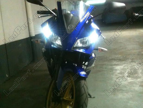 LED parkeringslys xenon hvid Yamaha YZF R125