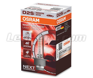 D2S Xenon-pære Osram Xenarc Night Breaker Laser +200% - 66240XNL i sin Emballage