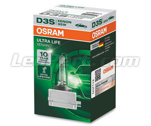 Pære Xenon D3S Osram Xenarc Ultra Life - 66340ULT i sin Emballage
