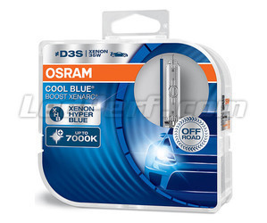 Xenon D3S-pærer Osram Xenarc Cool Blue Boost 7000K ref.: 66340CBB-HCB HCB i pakning med 2 pærer