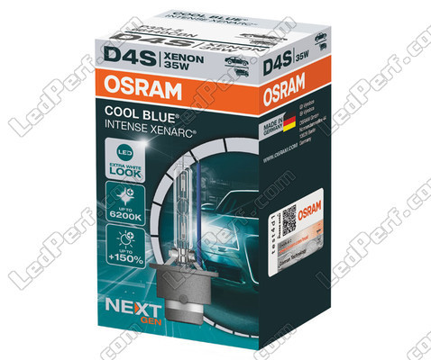 Pære Xenon D4S Osram Xenarc Cool Blue Intense NEXT GEN 6200K i sin Emballage - 66440CBN
