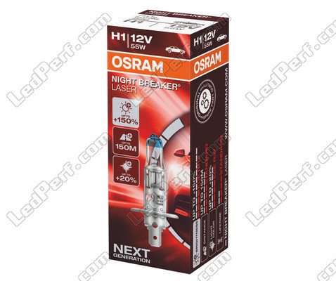 Pære H1 Osram Night Breaker Laser +150% stykvis - 64150NL