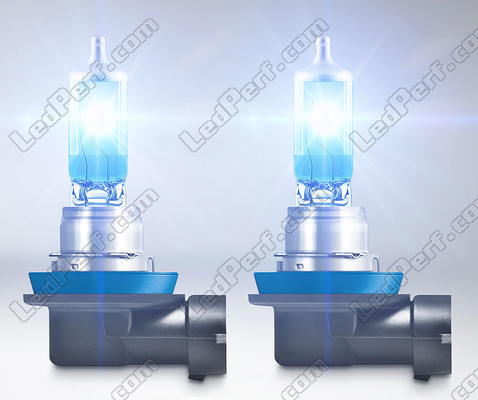 H11 Halogenpærer Osram Cool Blue Intense NEXT GEN producerer LED-effektbelysning