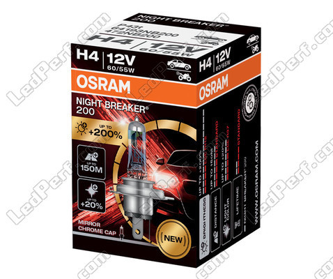H4-pære OSRAM Night Breaker® 200 - 64193NB200 - Sælges stykvis.