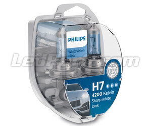 Pakke med 2 H7-pærer Philips WhiteVision ULTRA + parkeringslys 12972WVUSM