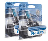 Pakke med 2 HB3-pærer Philips WhiteVision ULTRA + parkeringslys 9005WVUB1