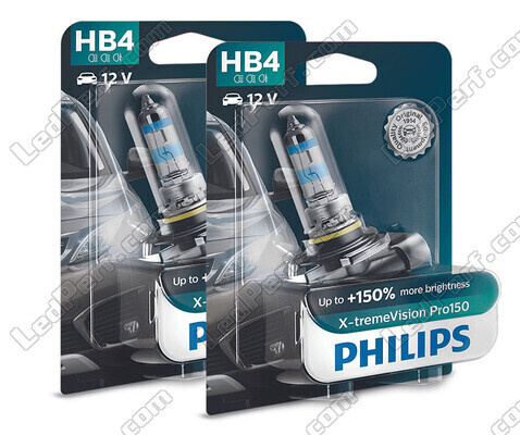 Pakke med 2 HB4-pærer Philips X-tremeVision PRO150 51W - 9006XVPB1