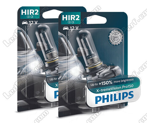 Pakke med 2 HIR2-pærer Philips X-tremeVision PRO150 55W - 9012XVPB1