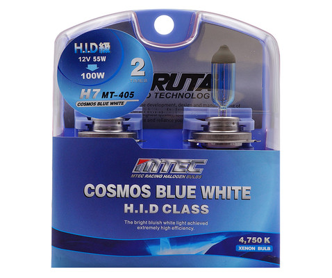 Pære med gas xenon HB4 9006 MTEC Cosmos Blue