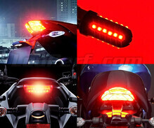 Pakke med LED-pærer til baglygter / bremselys af Honda VTR 1000