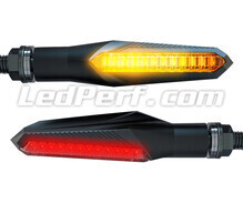 Dynamiske LED-blinklys + bremselys til Honda Transalp 700
