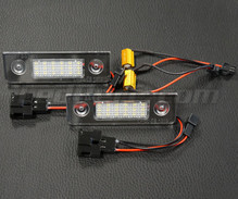 Pakke med 2 LED-moduler til bagerste nummerplade på VW Seat Audi Skoda (type 12)