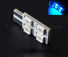 LED T10 Rotation med 4 LEDs HP - Sidebelysning - Blå W5W