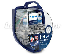 Pakke med 2 stk. H4 Philips RacingVision GT200 60/55W +200% - 12972RGTS2
