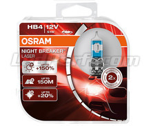 Pakke med 2 HB4-pærer Osram Night Breaker Laser +150% - 9006NL-HCB