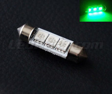 LED pinolpære 37mm - Grøn - Uden-fejl på instrumentbrættet - C5W