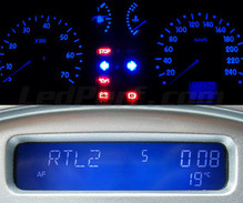 Sæt LED instrument + Display Blå for Renault Clio 2 fase 1