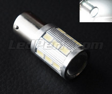 P21W Magnifier pære med 21 LEDs SG Høj Effekt + forstørrelsesglas hvide BA15S Sokkel