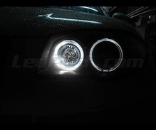 Pakke angel eyes med LED (ren hvid) til BMW 1-Serie fase 2 - Standard