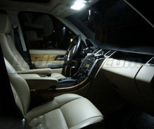 Komplet LED luksusinteriørpakke (ren hvid) til Range Rover L322 Sport