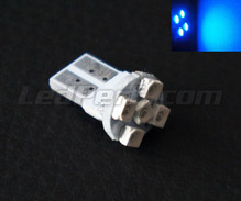 T10 Efficacity pære med 5 LEDs TL blå (w5w)