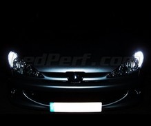 LED-parkeringslys (xenon hvid) til Peugeot 206