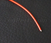 Kabel rød 0,5 mm² - 1 meter