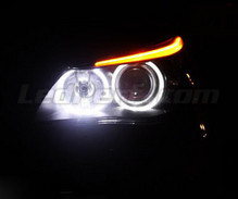 Pack angel eyes LED BMW 5-Serie E60 E61 Ph 2 (LCI) - Med xenon original - MTEC V3.0