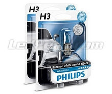 Pakke med 2 H3-pærer Philips WhiteVision (Ny!)