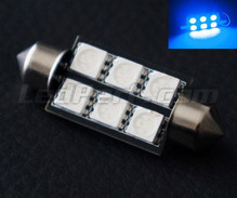 Blå LED-pinolpære 39mm  - Full Intensity