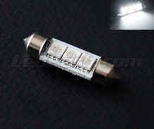 LED pinolpære 37mm - Hvid - Uden-fejl på instrumentbrættet - C5W